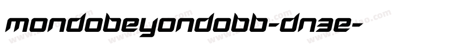 Mondobeyondobb-dn3E字体转换