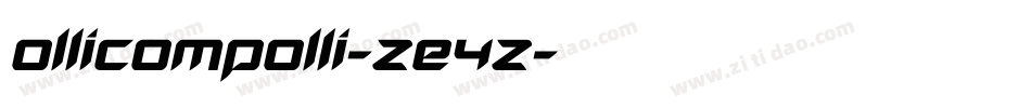 OlliCompolli-ZE4z字体转换