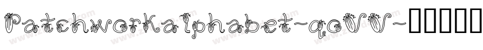 Patchworkalphabet-qoVV字体转换