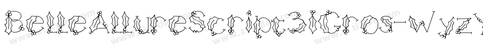 BelleAllureScript3IGros-WyzYn字体转换