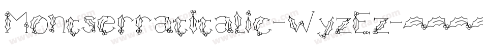 MontserratItalic-WyzEz字体转换