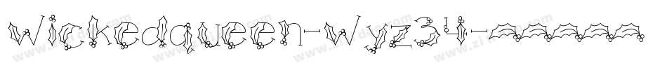 Wickedqueen-Wyz34字体转换