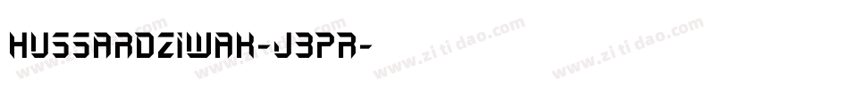 HussarDziwak-j3PR字体转换