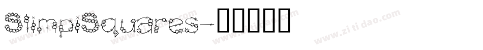 SlimpiSquares字体转换
