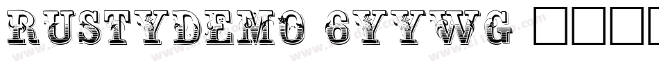 RustyDemo-6YYwg字体转换