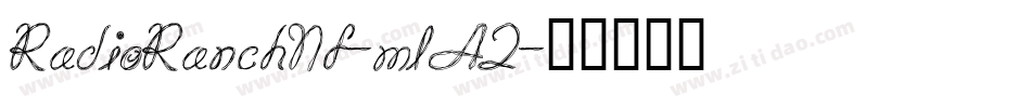 RadioRanchNf-mlA2字体转换