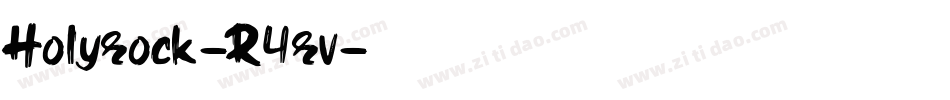 Holyrock-R4rv字体转换