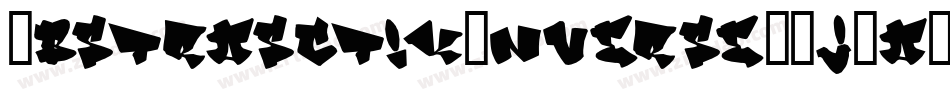 AbstrasctikInverse-XjEa字体转换