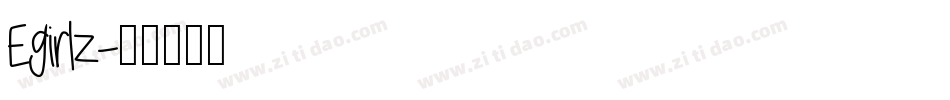 Egirlz字体转换