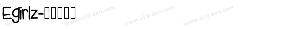 Egirlz字体转换