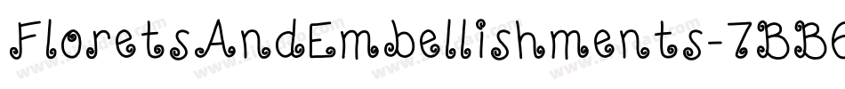 FloretsAndEmbellishments-7BB6D字体转换