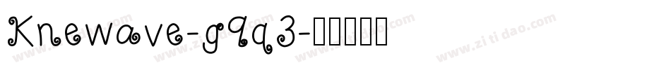 Knewave-g9q3字体转换