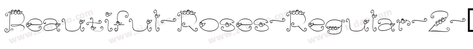 Beautiful-Roses-Regular-2字体转换