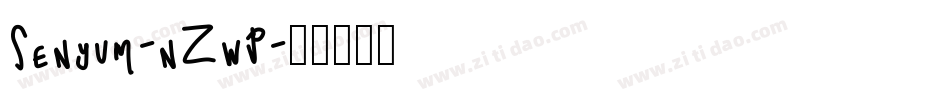 Senyum-nZwP字体转换