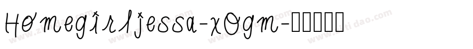 Homegirljessa-xOgm字体转换
