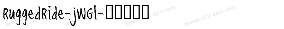 RuggedRide-jWGl字体转换