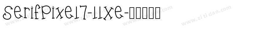 SerifPixel7-llXe字体转换 SerifPixel7-llXe字体转换