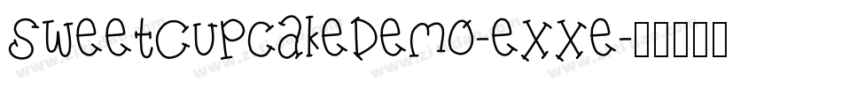 SweetCupcakeDemo-eXXe字体转换