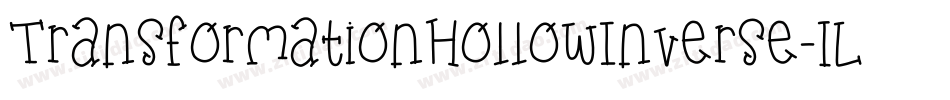 TransformationHollowInverse-1LXe字体转换