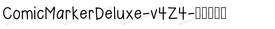 ComicMarkerDeluxe-v4Z4字体转换