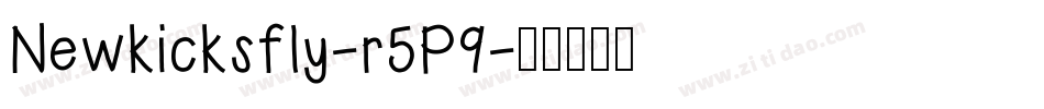 Newkicksfly-r5P9字体转换