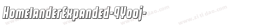 HomelanderExpanded-9Yooj字体转换