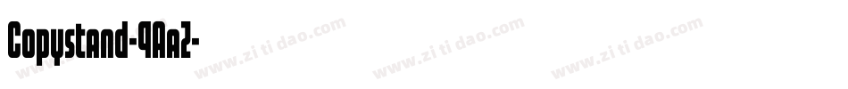 Copystand-9AaZ字体转换
