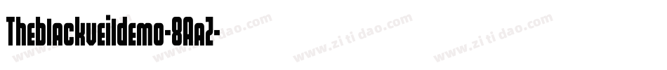 Theblackveildemo-8AaZ字体转换