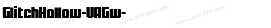 GlitchHollow-VAGw字体转换