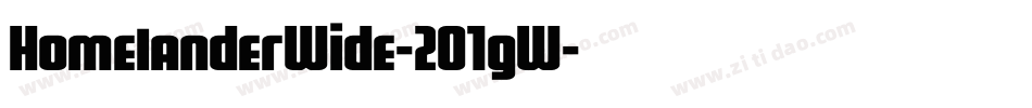 HomelanderWide-2O1gW字体转换