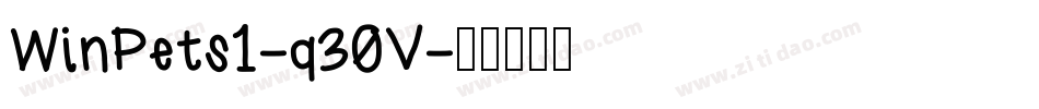 WinPets1-q30V字体转换