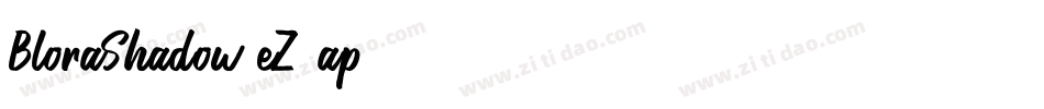 BloraShadow-eZ9ap字体转换