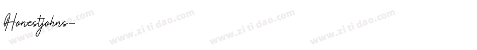 Honestjohns字体转换