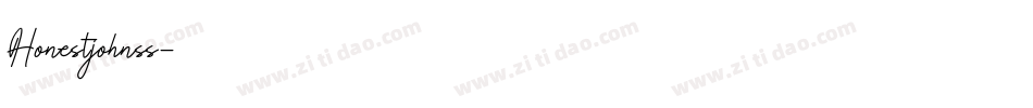 Honestjohnss字体转换