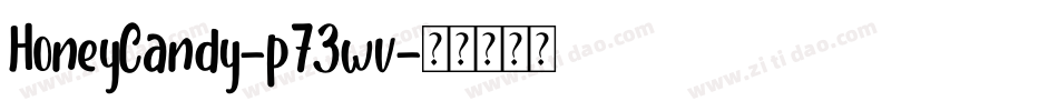 HoneyCandy-p73wv字体转换
