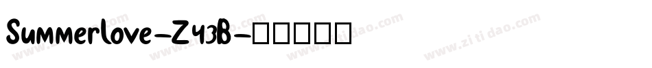 SummerLove-Z43B字体转换