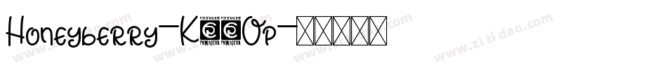 Honeyberry-K70Op字体转换