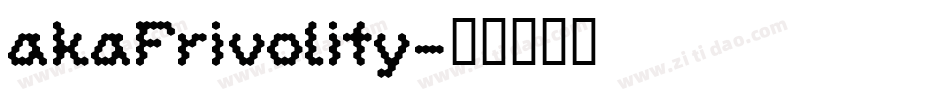 akaFrivolity字体转换