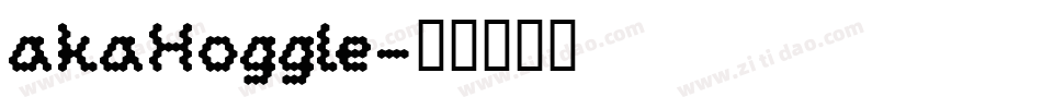 akaHoggle字体转换