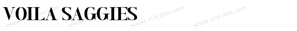 Voila-Saggies字体转换