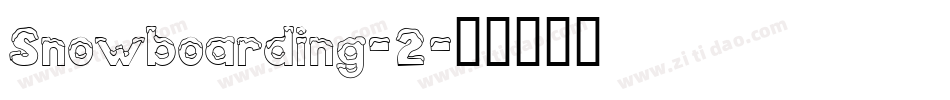 Snowboarding-2字体转换