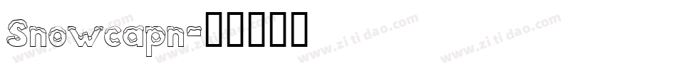 Snowcapn字体转换