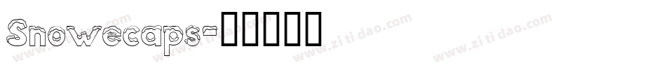 Snowecaps字体转换