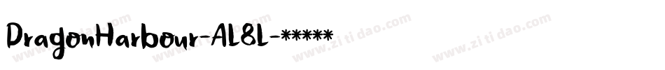 DragonHarbour-AL8L字体转换 DragonHarbour-AL8L字体转换