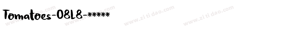 Tomatoes-O8L8字体转换