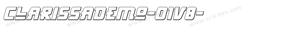 ClarissaDemo-O1V8字体转换