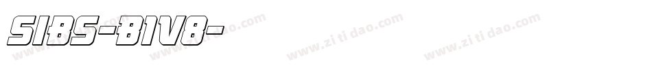 Sibs-B1v8字体转换