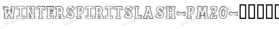 WinterSpiritSlash-pmZO字体转换