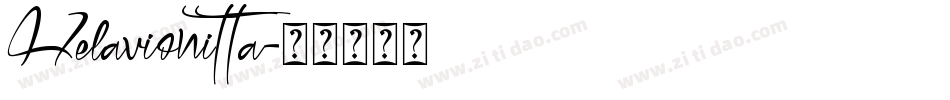 Helavionitta字体转换