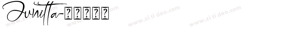 Junitta字体转换